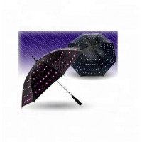 High quality OEM custom logo rain promotion led umbrella advertisement led umbrella