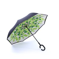 Special upside down double layer inverted reverse umbrella sombrillas