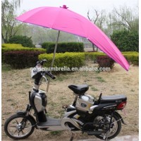 Logo-printing windproof advertising scooter umbrella