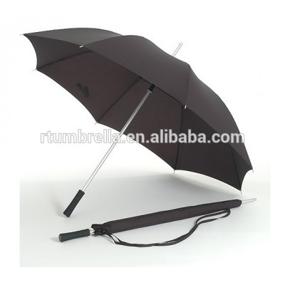 Promotional custom printing auto open wind resistant long shaft golf umbrella with sleeve