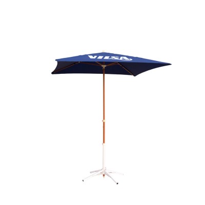 2019 new design wind resistant square outdoor parasol heavy duty cafe umbrella uv protection