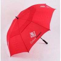 Outdoor Strong Windproof Double Layer Promotional Golf Umbrella