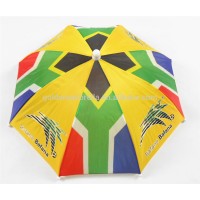 Special design flag color mini umbrella hat shape umbrella for rain