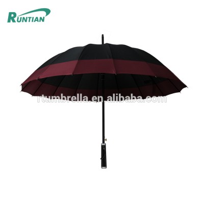 High quality totes large black windproof and waterproof uv prevent auto open golf umbrella