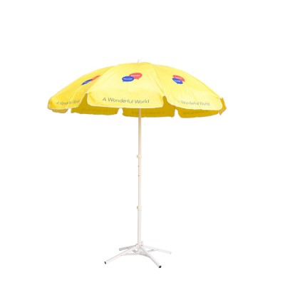 Heavy duty windproof upf 50 outdoor beach umbrellas promotional for sale