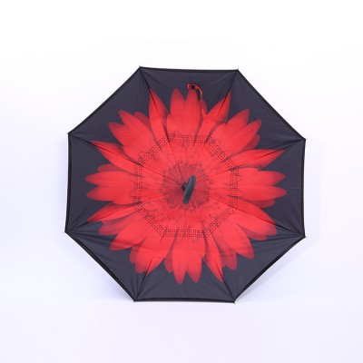 New invention c type handle reverse upside down umbrella